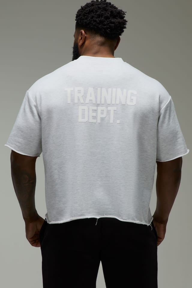 Training Dept. Training Dept. Men's Training Dept Oversized Loopback Pump Cover in Grey Marl - 3