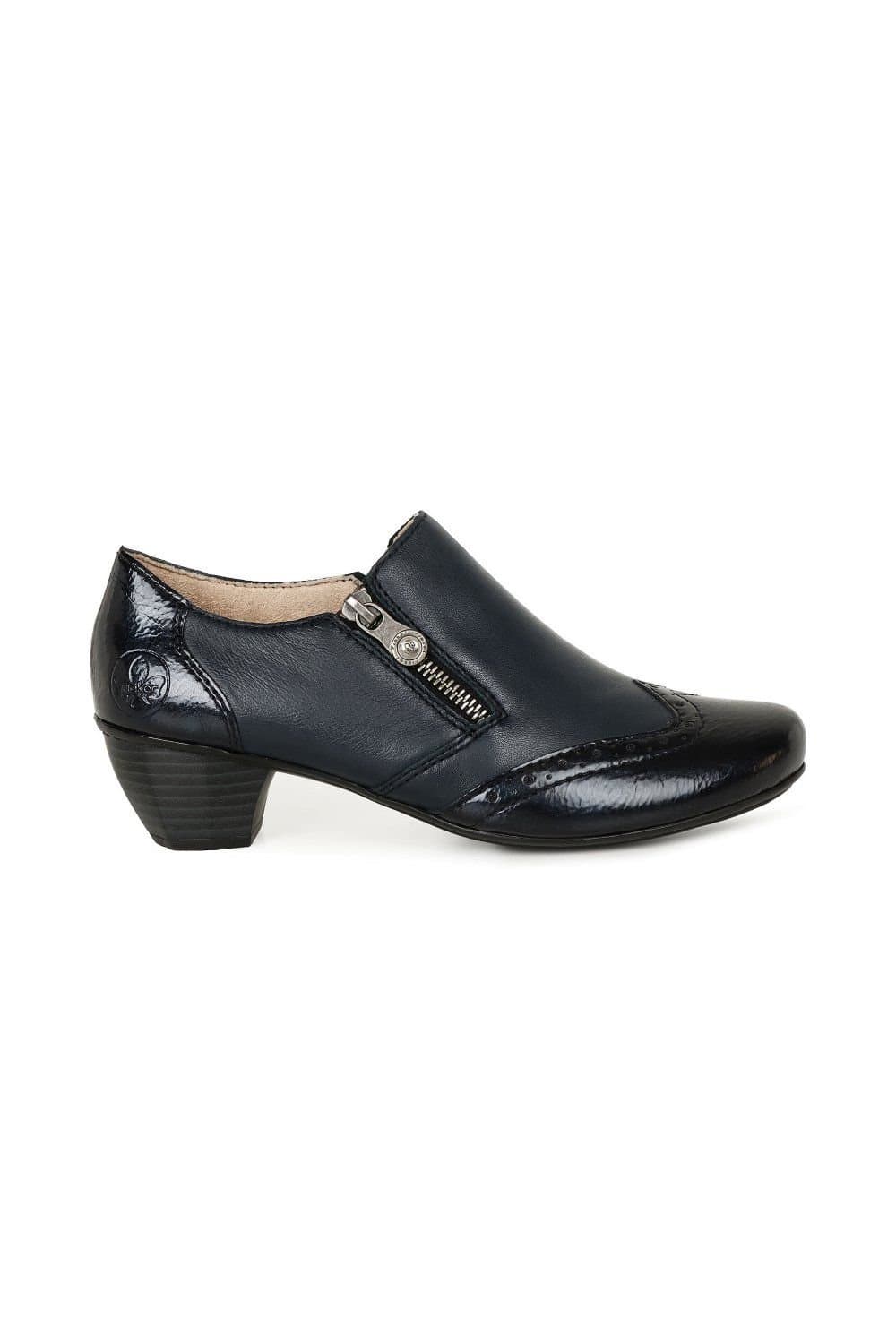 Rieker Rieker Women's 'Treat' Navy Patent Court Shoes