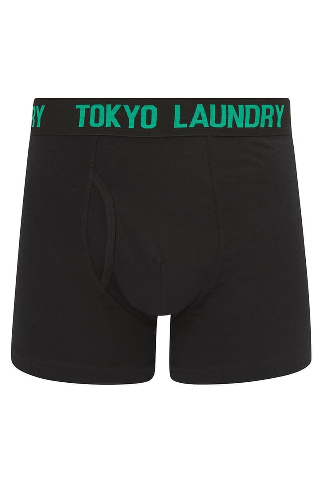 Tokyo Laundry Tokyo Laundry Men's Cotton 6-Pack Boxers in Green - 3