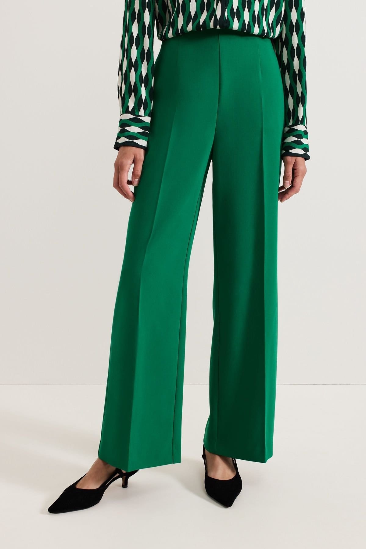 Phase Eight Emerald High-Waist Tailored Trousers