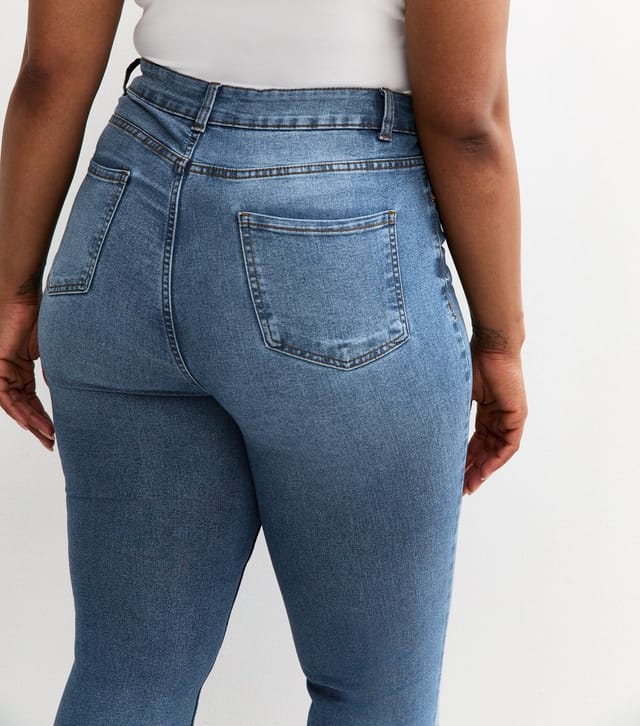 New Look Women's Plus Size Blue Bootcut Jeans Curves New Look - 2
