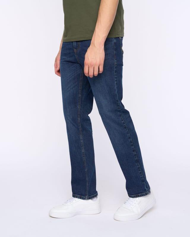 Duck&Cover Duck&Cover Hydras Men's Straight Leg Slim-Fit Modern Jeans in Dark Navy - 2