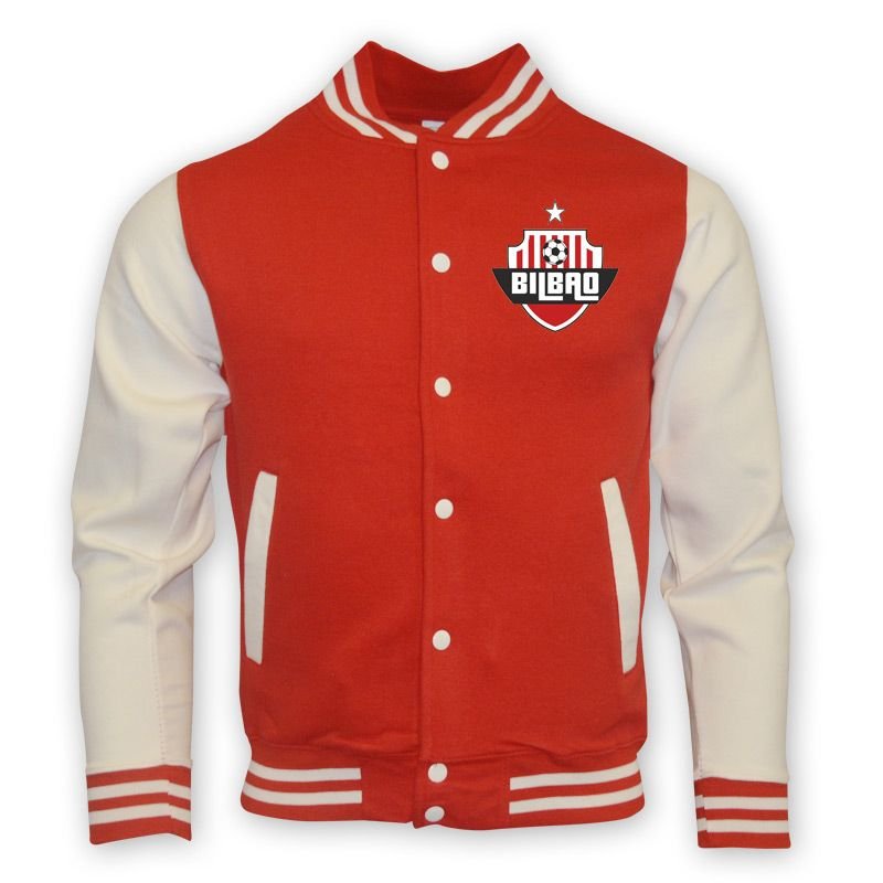 Athletic Bilbao Athletic Bilbao Men's College Baseball Jacket in Red - 2