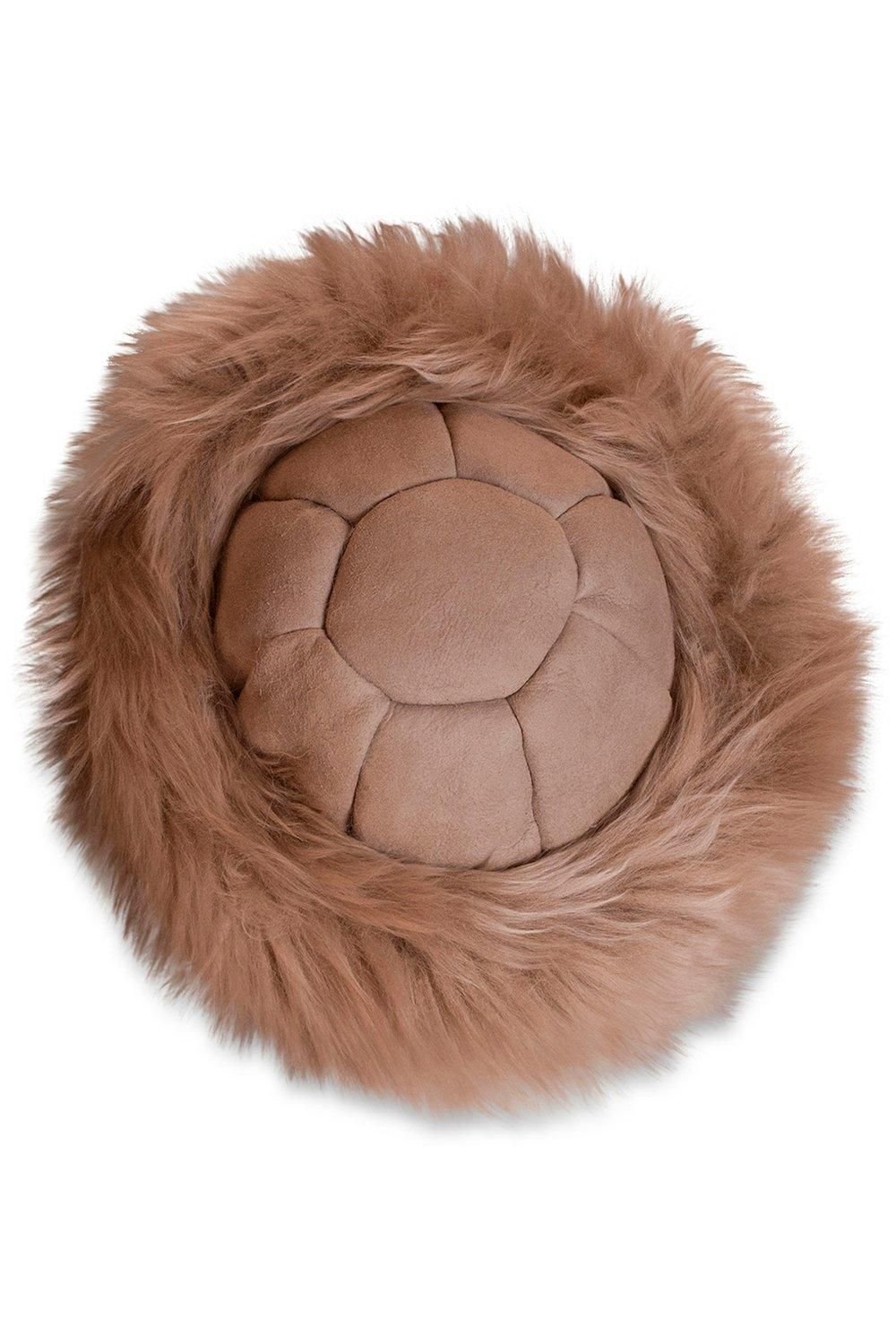Nordvek Nordvek Women's Classic Cossack Style Sheepskin Hat in Beige - 2