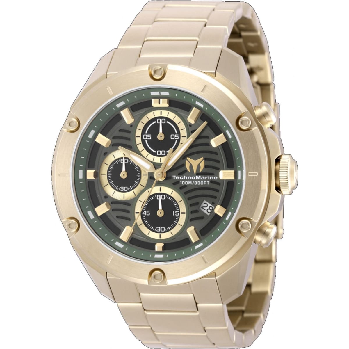 TechnoMarine TechnoMarine Men's TM-325016 Oceanico 44mm Quartz Watch in Gold - 1