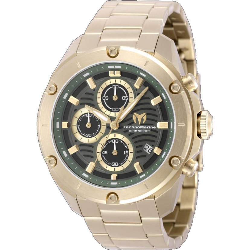 TechnoMarine TechnoMarine Men's TM-325016 Oceanico 44mm Quartz Watch in Gold - 1