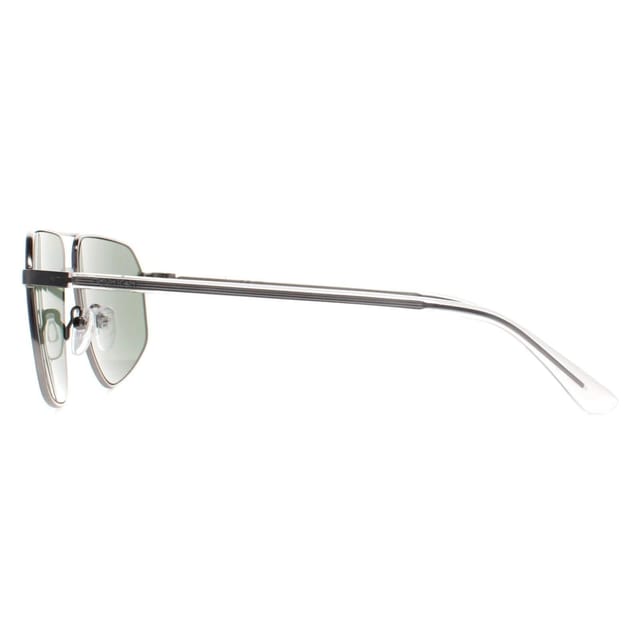 Calvin Klein CALVIN KLEIN Men's Aviator Matte Light Gunmetal Green CK23126S in Grey - 3