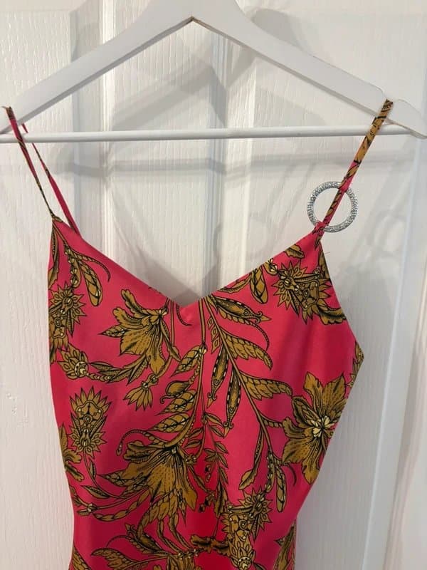 River Island River island satin maxi dress size 10