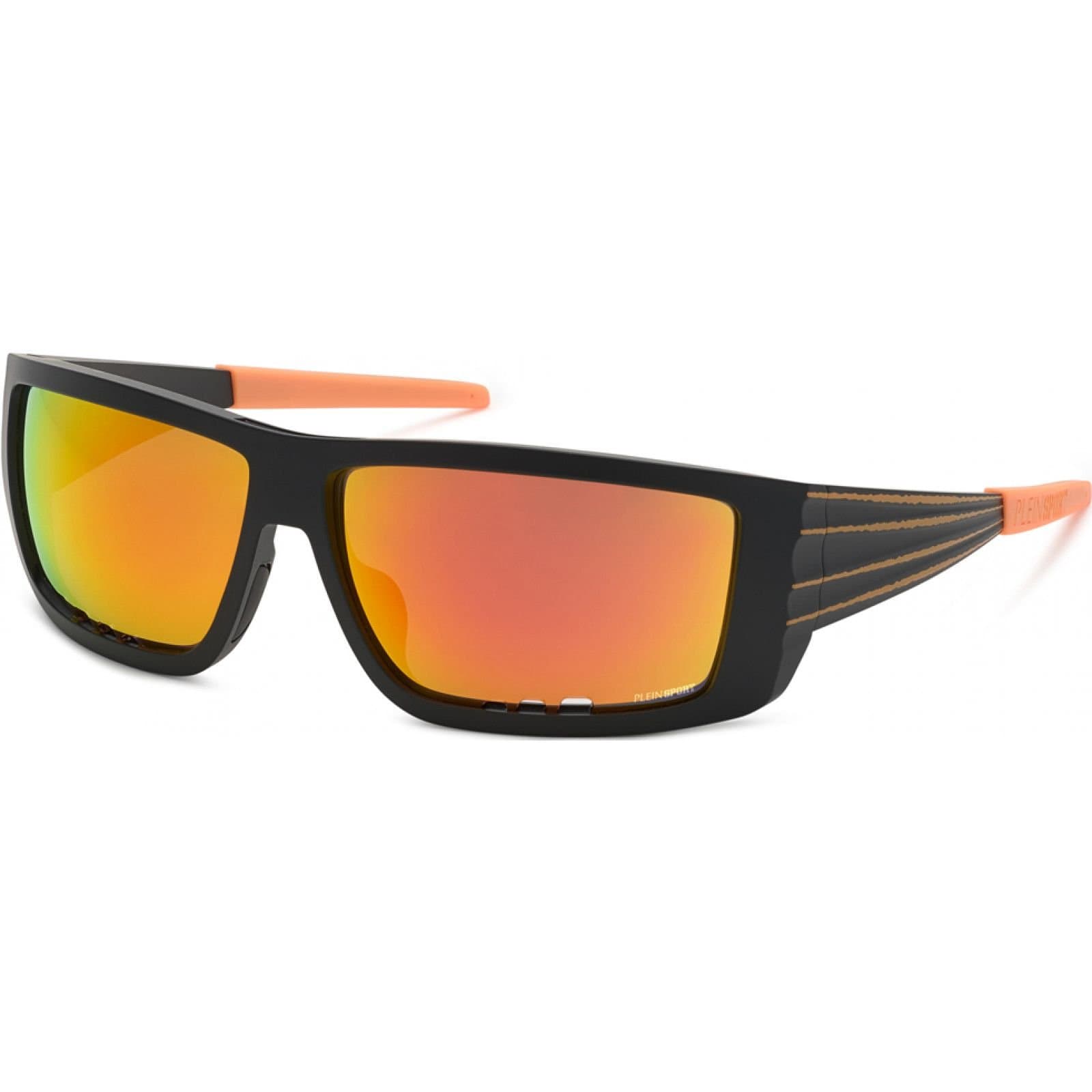 Plein Sport Plein Sport Men's SSP003-64U28A Square/Rectangle Sunglasses in Black
