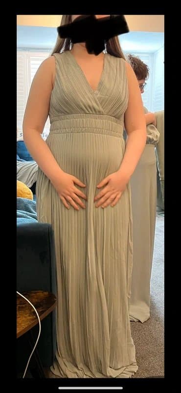 ASOS BNWT bridesmaid dress sage green