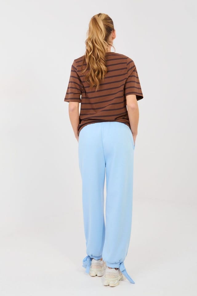 Love Lace Love Lace Women's Comfortable Viscose Jogger Sweatpants in Blue - 3