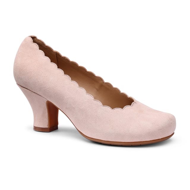 Hotter Hotter Women's Wide Fit 'Jive' Court Shoes in Nude - 2