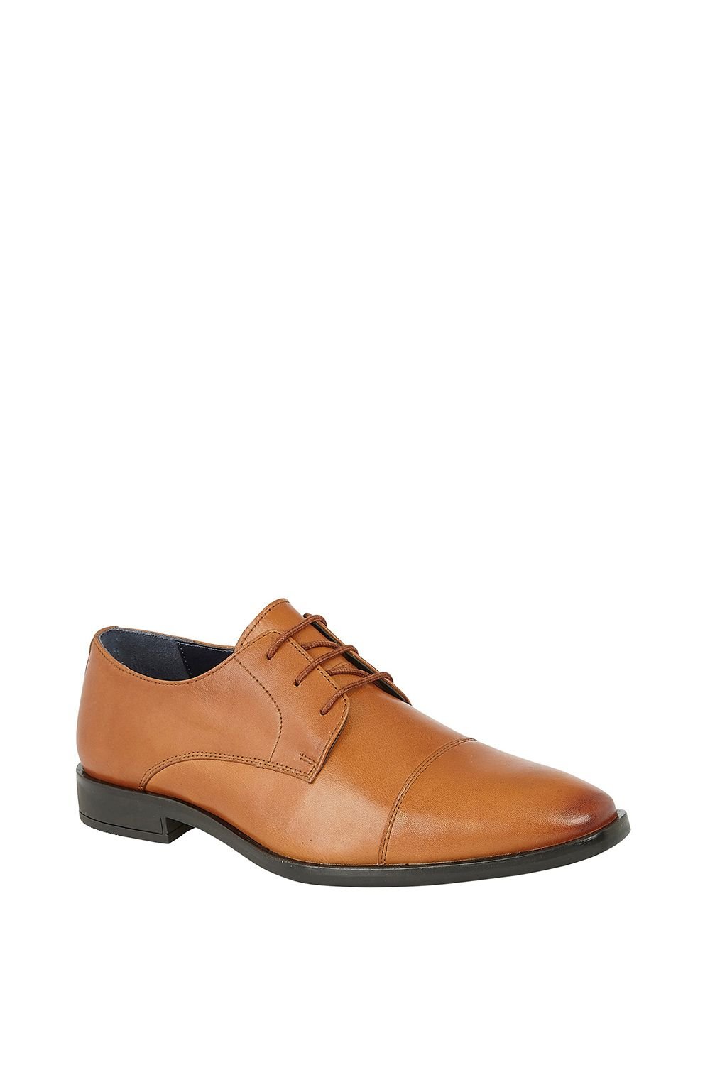Lotus Lotus Men's 'Euston' Leather Derby Shoes in Tan - 2