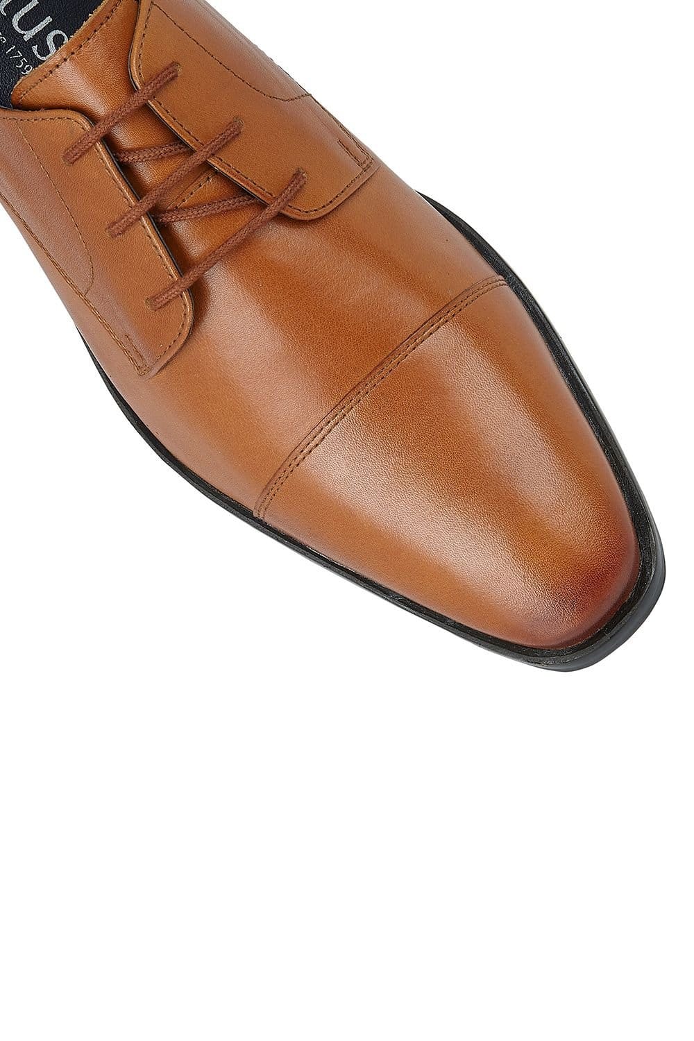 Lotus Lotus Men's 'Euston' Leather Derby Shoes in Tan - 4