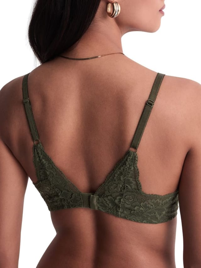 Aubade Aubade Women's Rosessence Care High Apex Plunge Bra in Green - 2