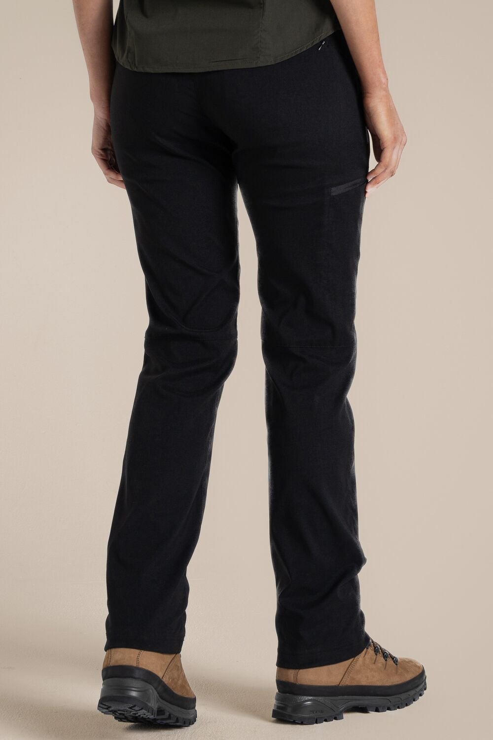 Craghoppers Craghoppers Women's Expert Kiwi Pro' Stretch Water Repellent Trousers in Black - 3