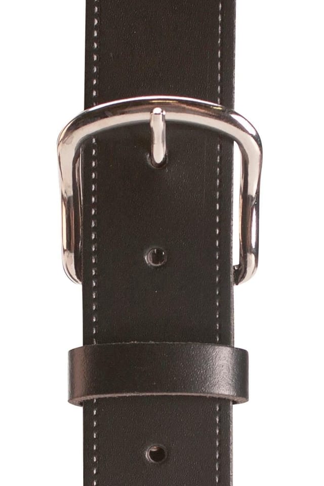 Hawkdale Hawkdale Men's 1.25" Genuine Leather Belt in Black - 2