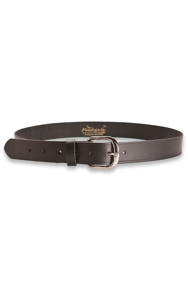 Hawkdale Hawkdale Men's 1.25" Genuine Leather Belt in Black - 3