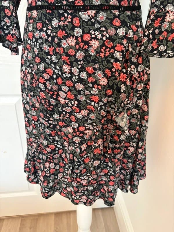 Oasis Oasis floral patterned spring summer tea dress size 10