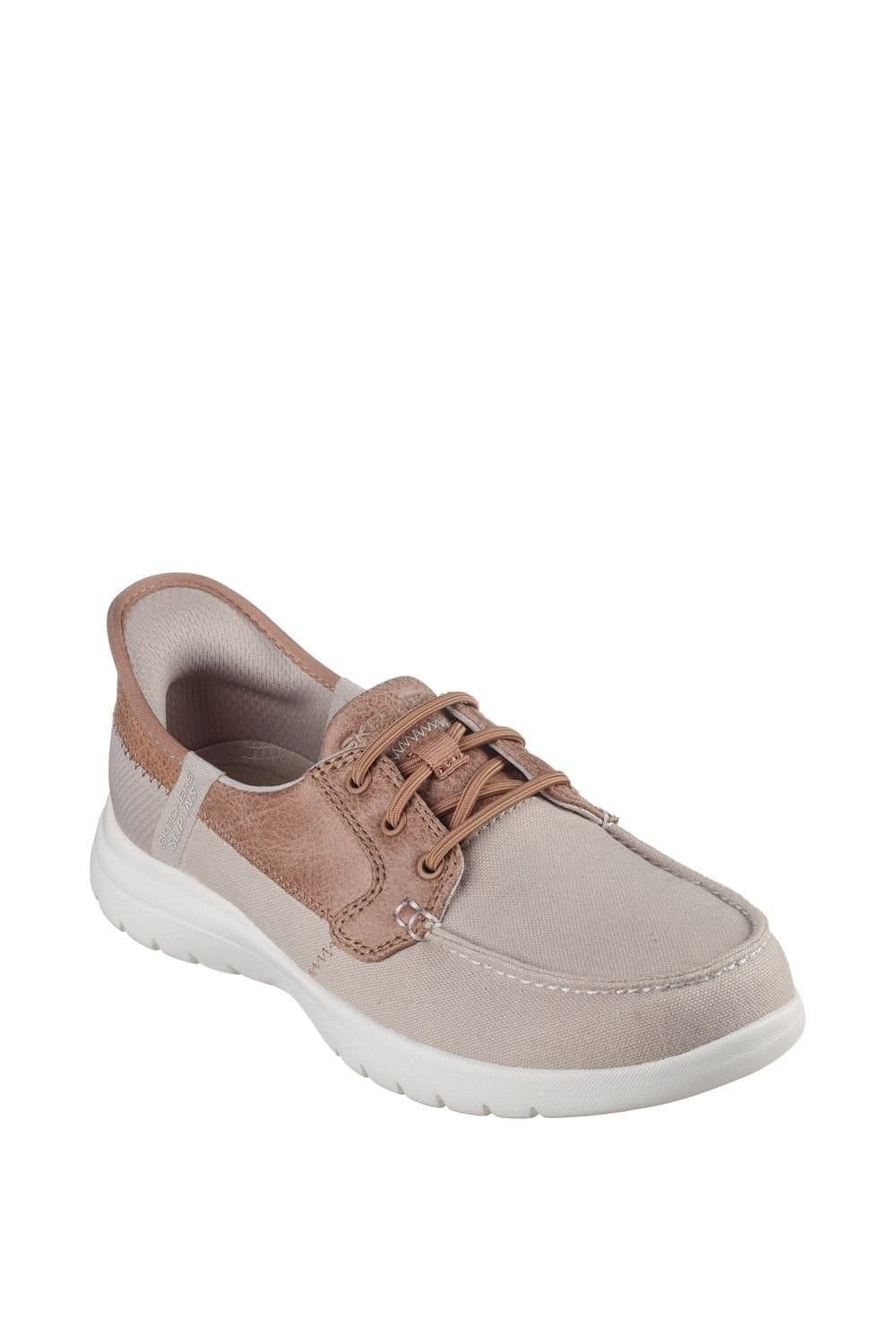 Skechers Skechers Women's On-the-GO Flex - Palmilla Boat Shoe in Taupe