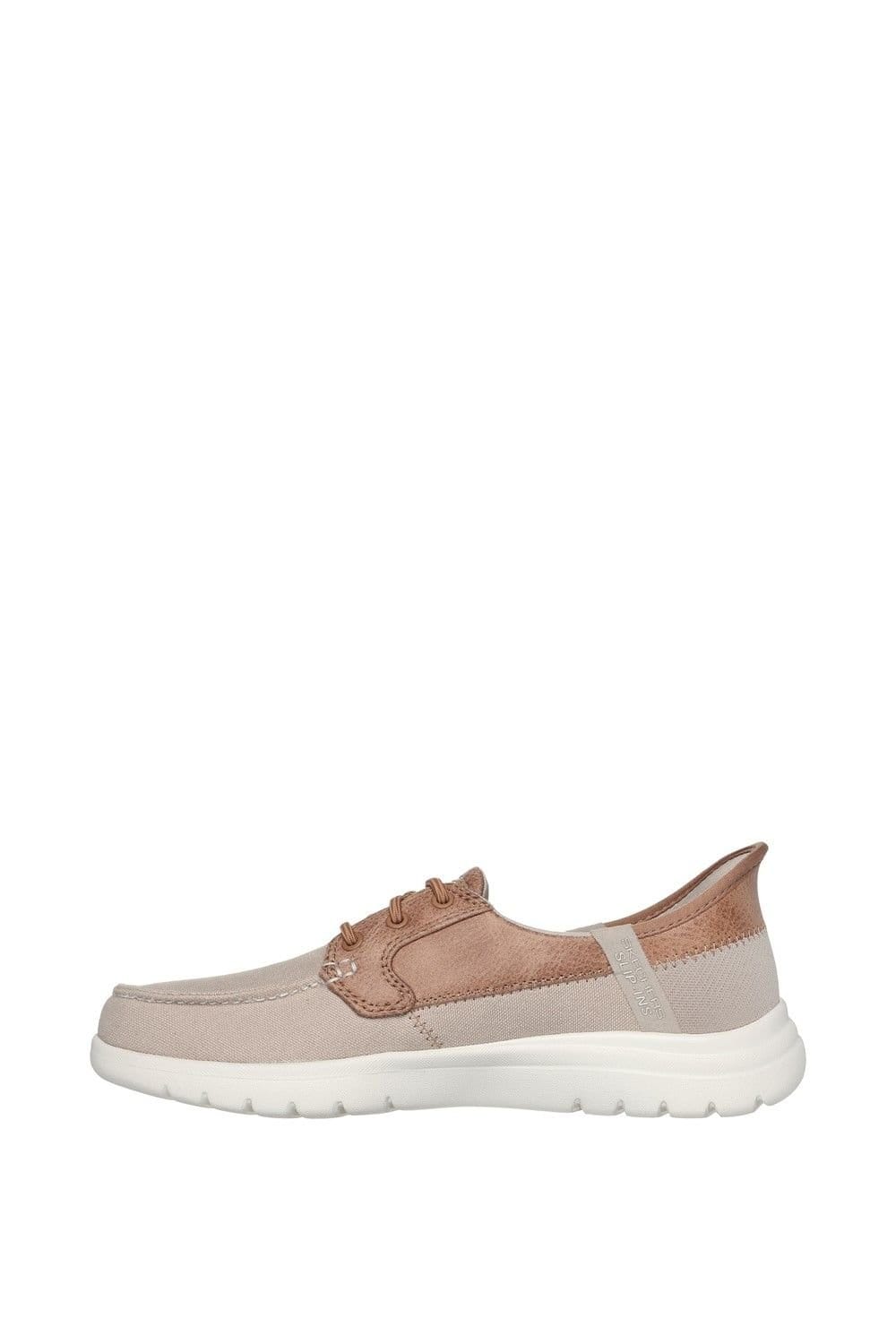 Skechers Skechers Women's On-the-GO Flex - Palmilla Boat Shoe in Taupe - 4