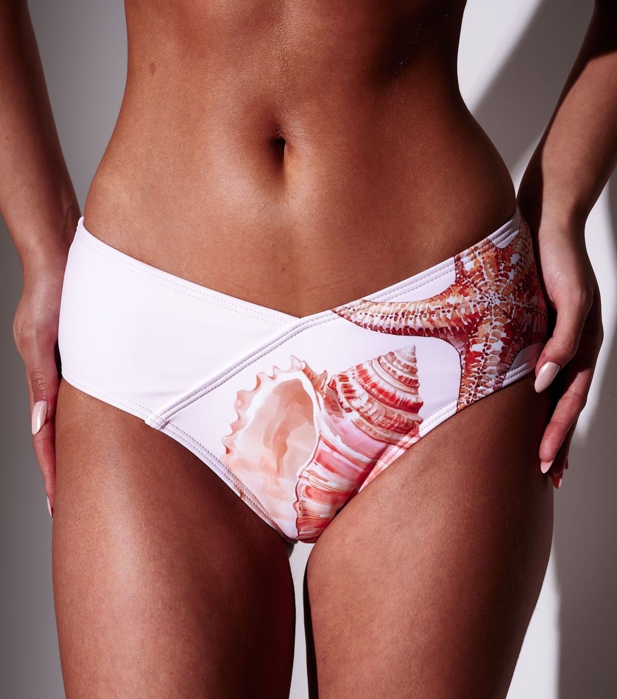 South Beach Women's Pink Starfish Tummy Control Bikini Briefs South Beach New Look