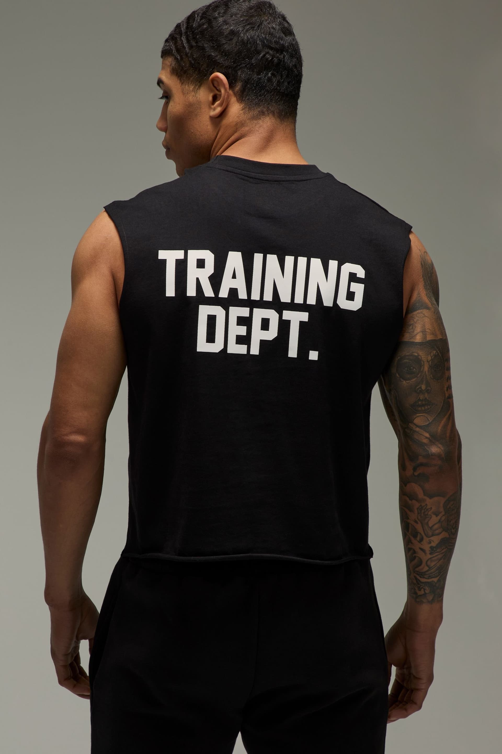Training Dept. Training Dept. Men's Training Dept BoxyTank in Black