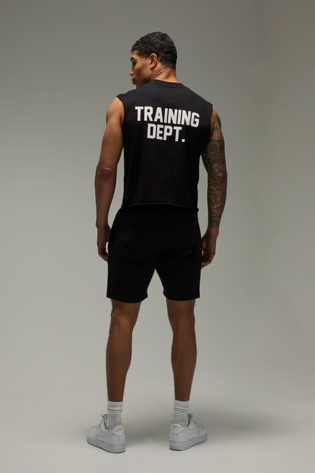 Training Dept. Training Dept. Men's Training Dept BoxyTank in Black - 2