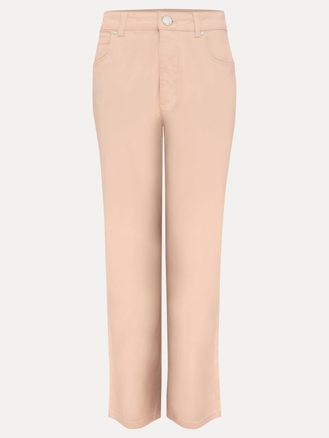 Phase Eight Phase Eight Women's Lindsey Cropped Straight Leg Jean in Pale Pink - 2
