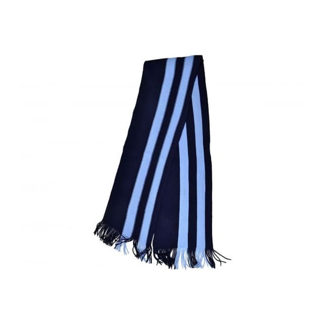 BB Sports BB Sports Men's Bar Knitted Winter Scarf in Mid Navy - 2