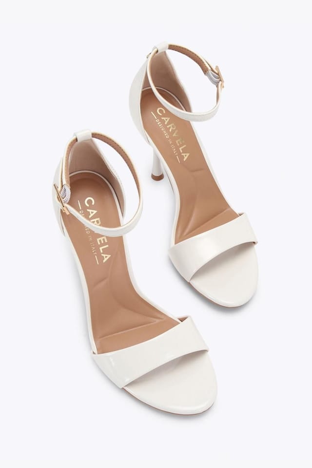 Carvela Carvela Women's 'Incanto Sandal' Patent Heels in White - 2