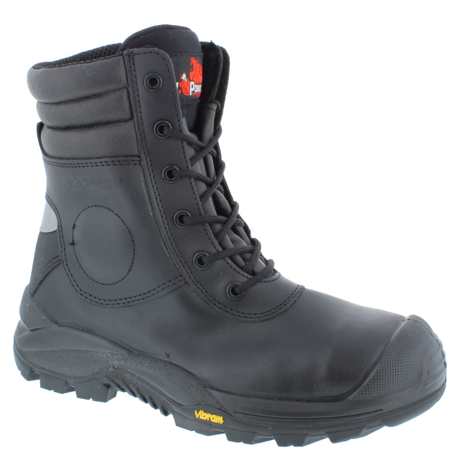 U-Power U-Power Men's Leopard UK S3 Safety Work Boots in Black