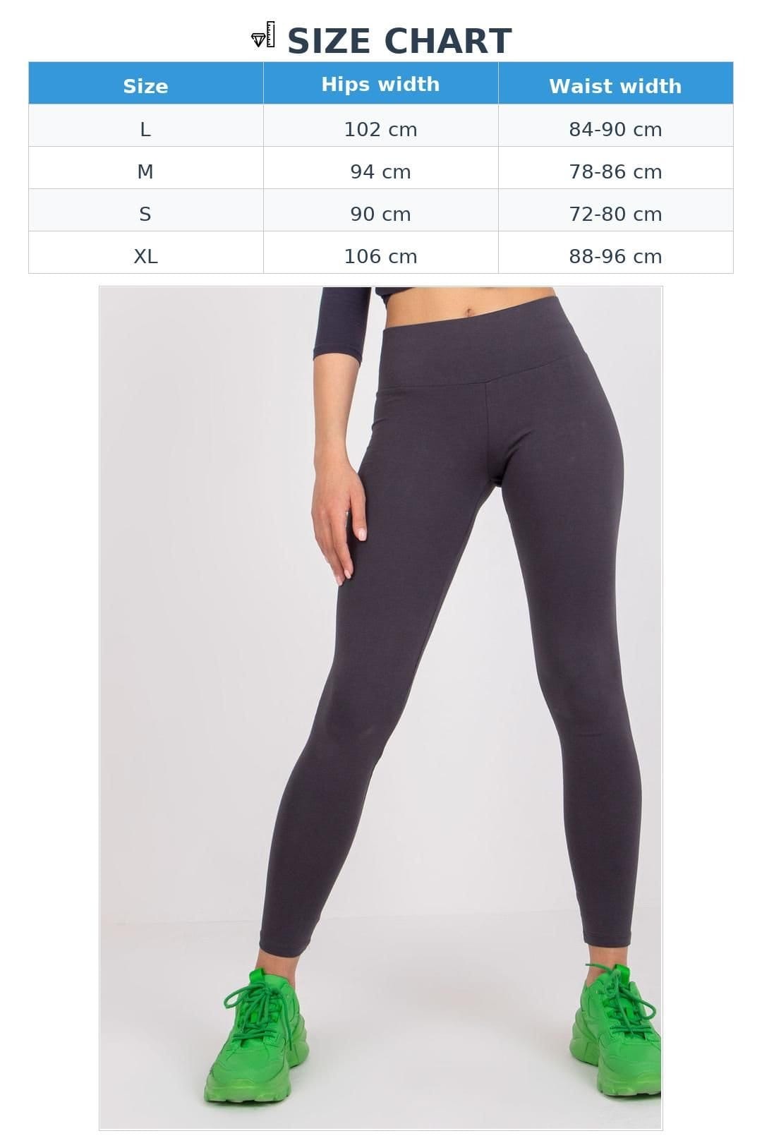 Love Lace Love Lace Women's Wide Waistband Sports Leggings For Styling in Grey - 4