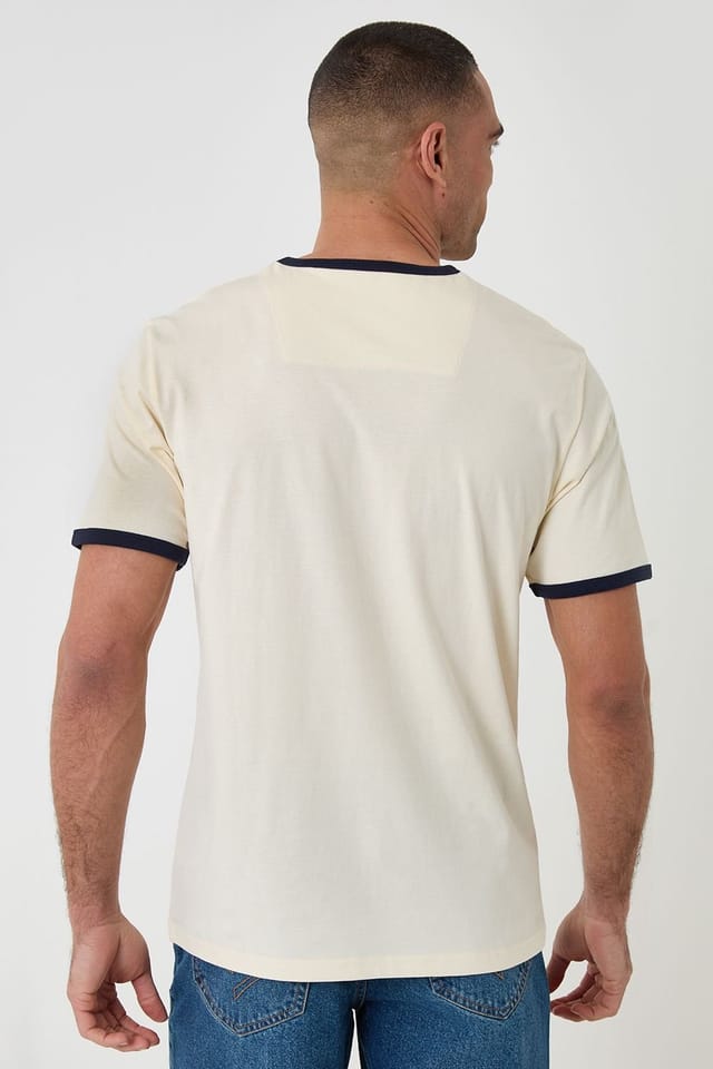 Threadbare threadbare Men's 2-Pack Cotton Graphic Print Ringer T-Shirts in Navy - 3
