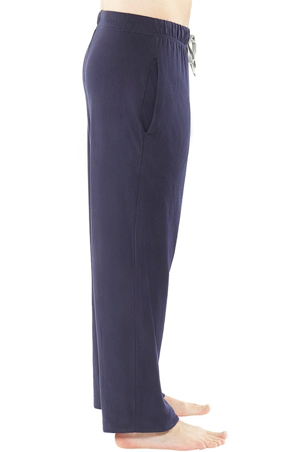 Just Essentials Just Essentials Men's Mens Jersey Pyjama Trousers in Navy - 3