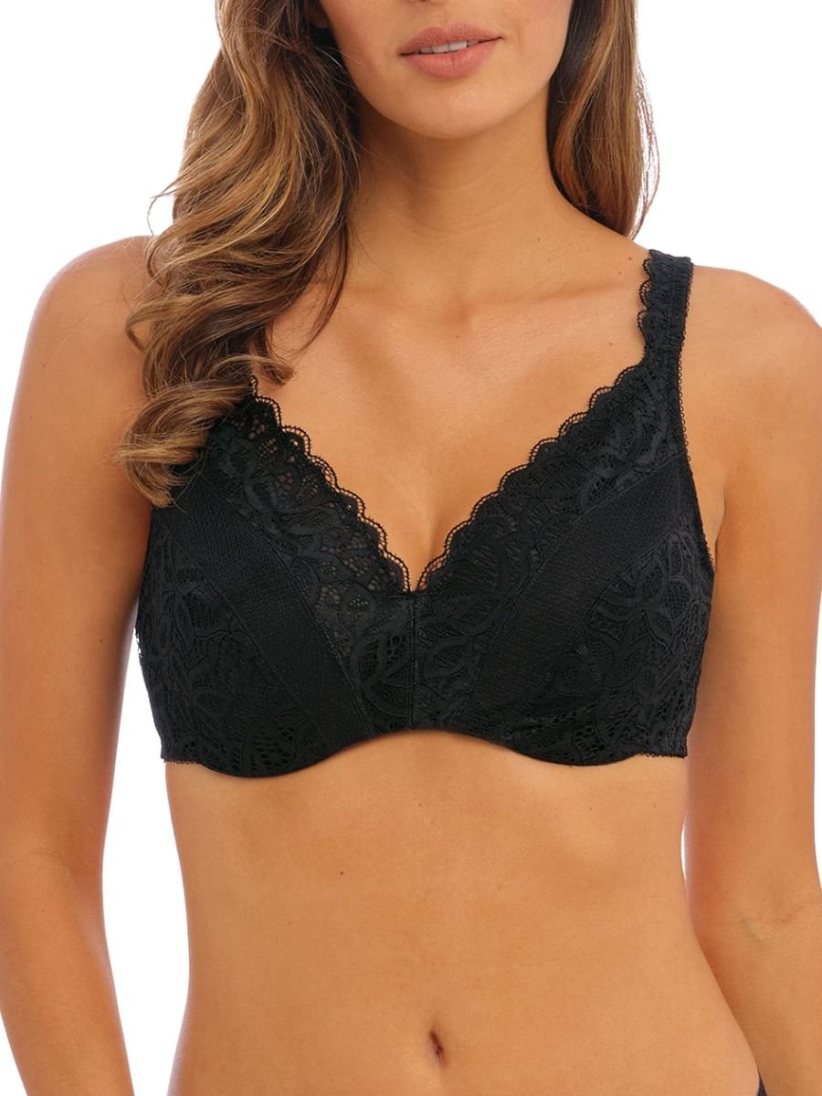 Wacoal Wacoal Women's Raffine Minimiser Bra in Black - 1