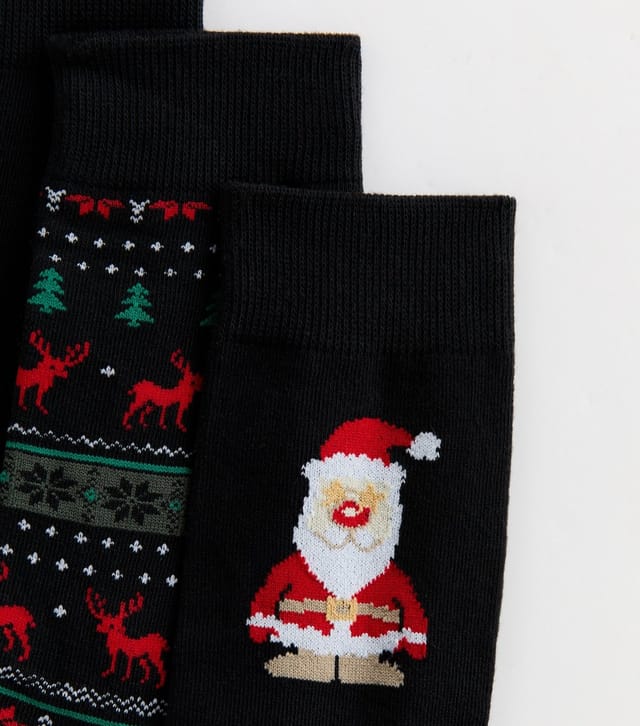 jack & jones Men's Black Ankle Socks Gift Box Jack & Jones New Look - 2
