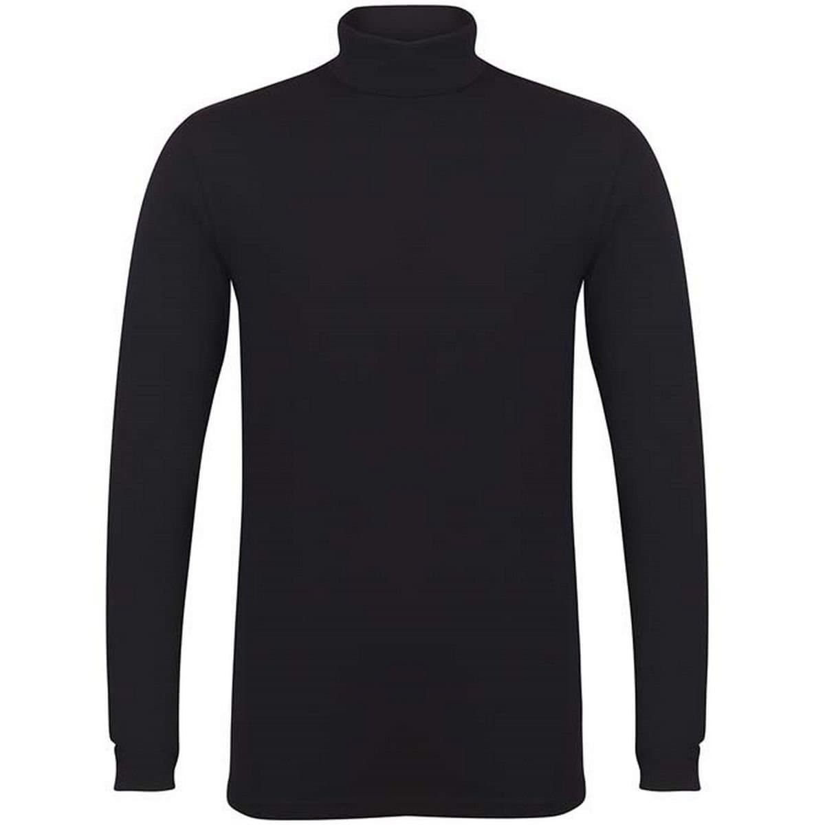 SF Men SF Men Men's Feel Good Roll Neck T-Shirt in Black
