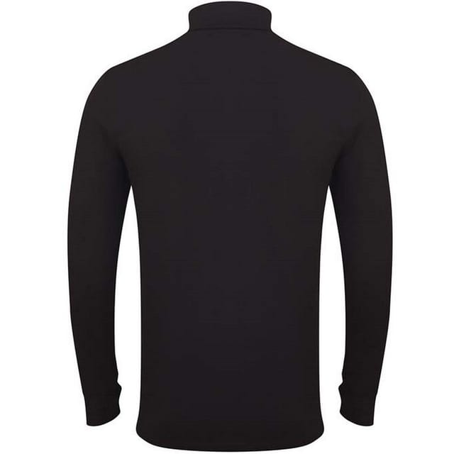 SF Men SF Men Men's Feel Good Roll Neck T-Shirt in Black - 2