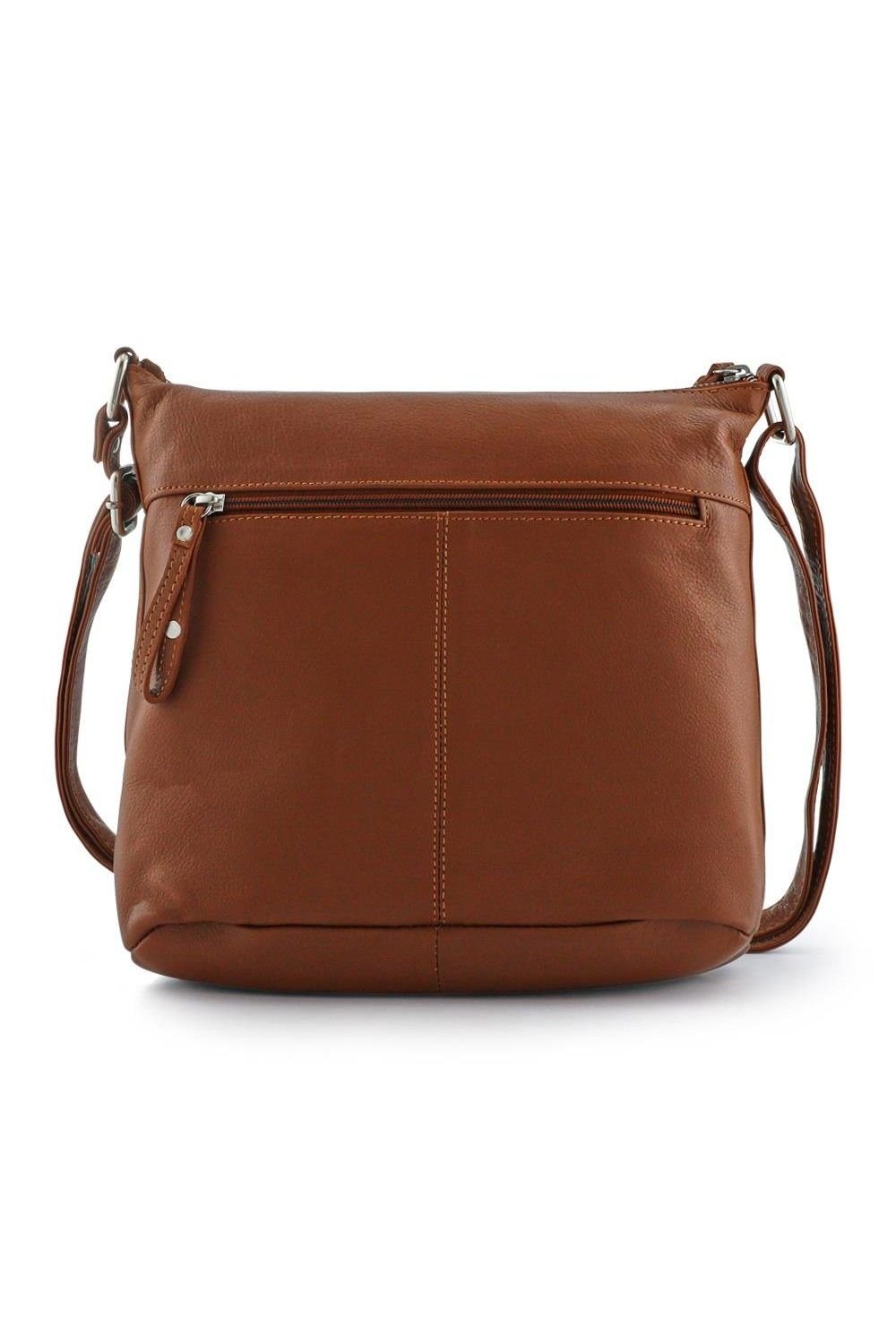 Pavers Pavers Women's Daily Zip-Close Crossbody Bag in Tan - 3