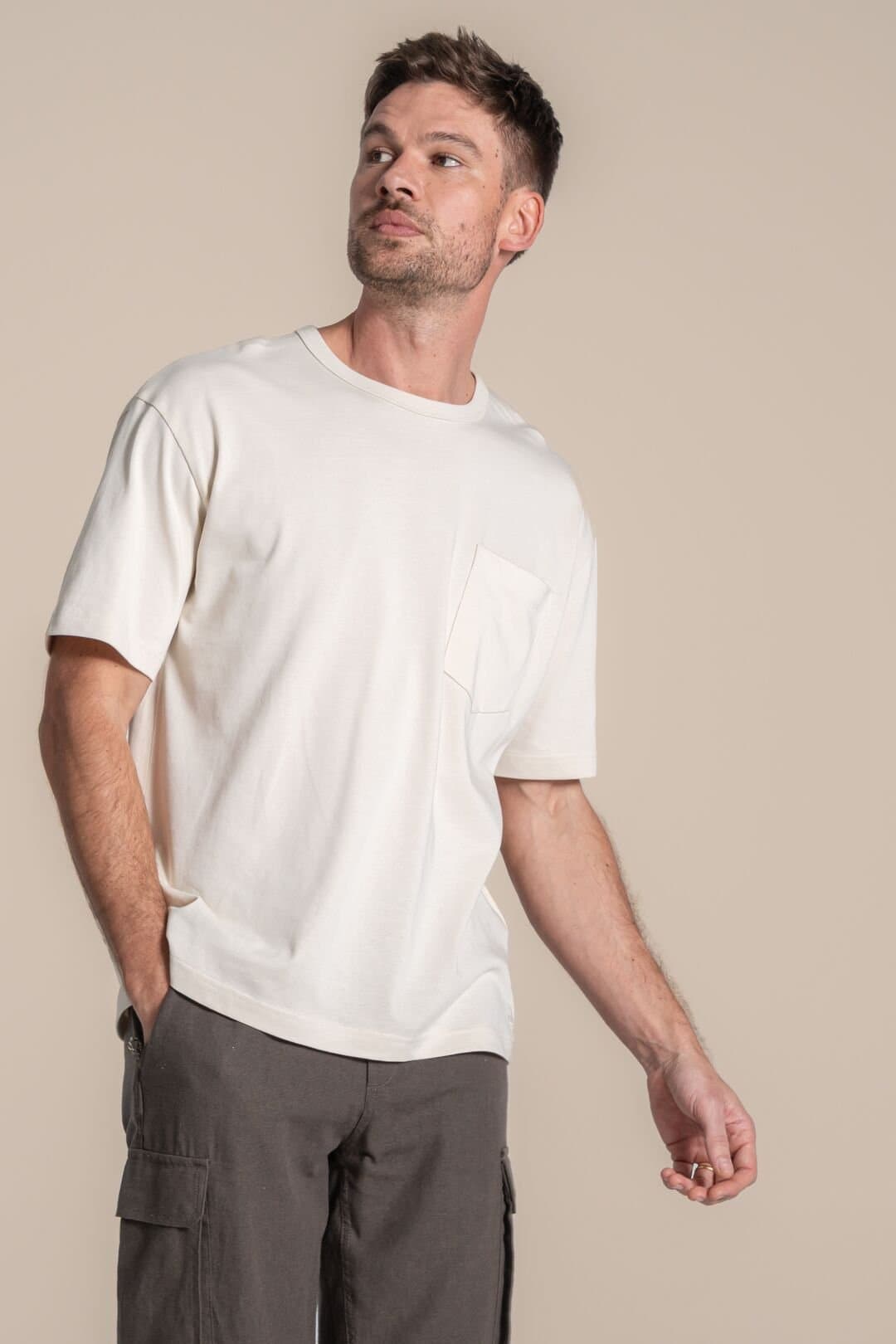 Craghoppers Craghoppers Men's Elements T-shirt in Ecru