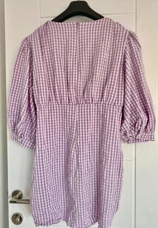 Zara Zara gingham summer dress UK14