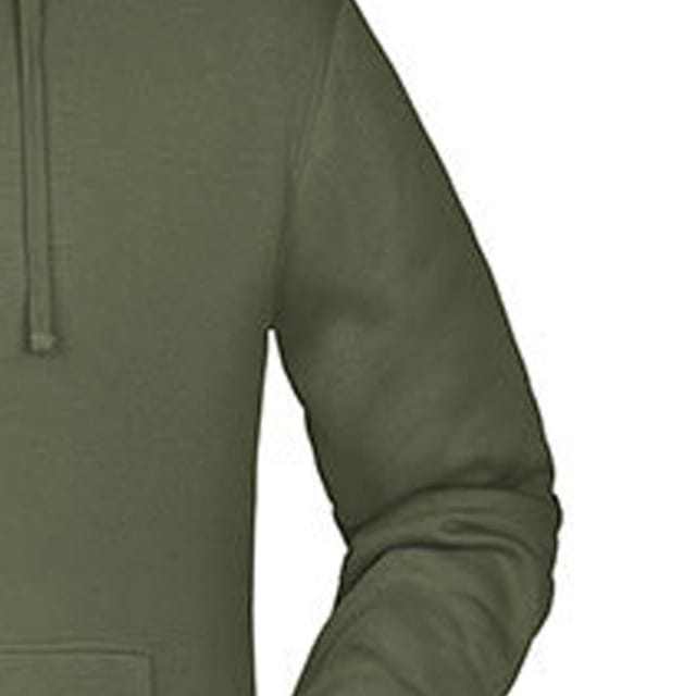 James and Nicholson James and Nicholson Men's Promo Hoodie in Olive - 2