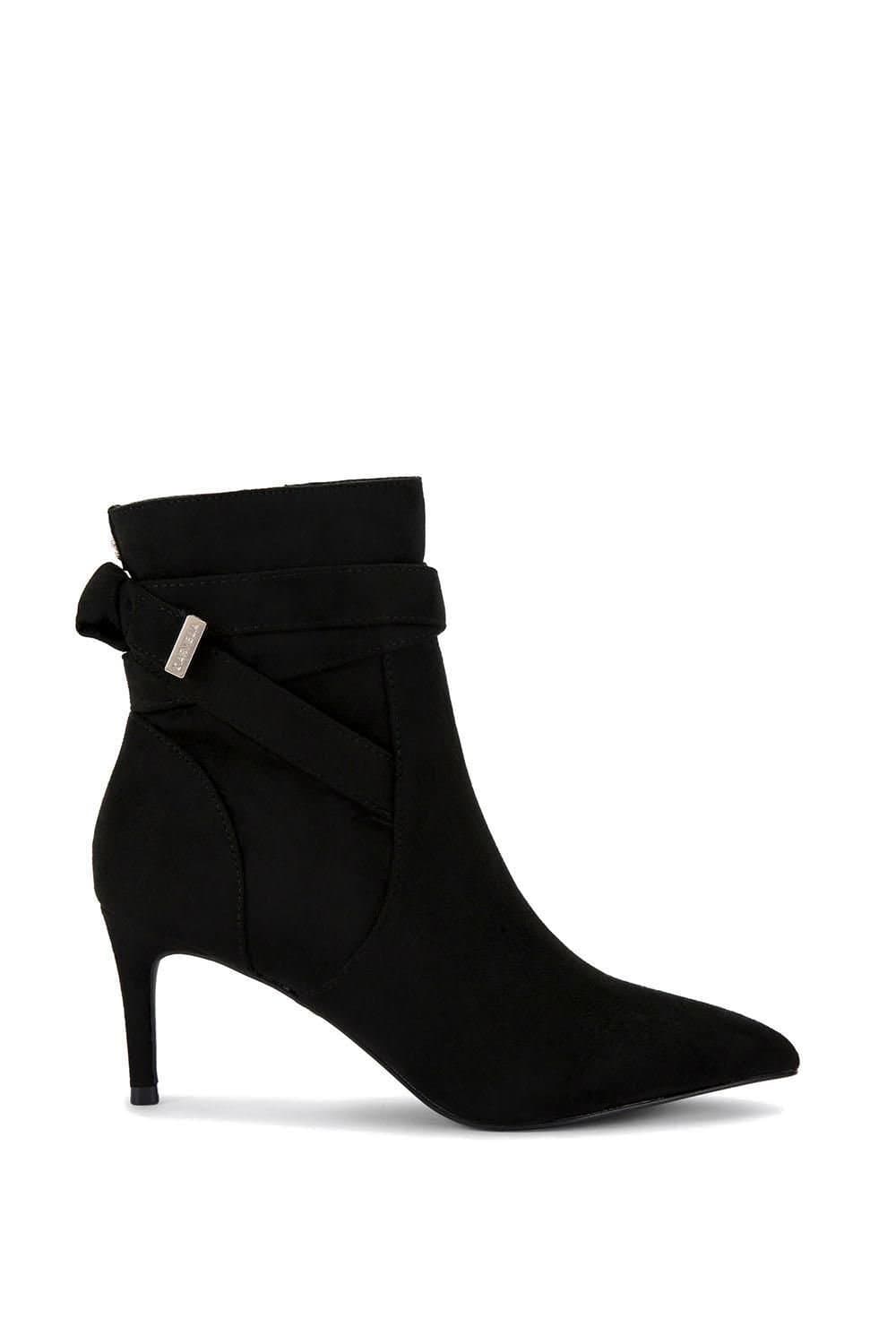 Carvela Carvela Women's 'Tempt Stiletto' Fabric Boots in Black