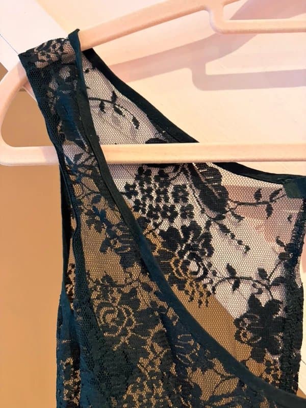 ASOS Black lace maxi dress by ASOS