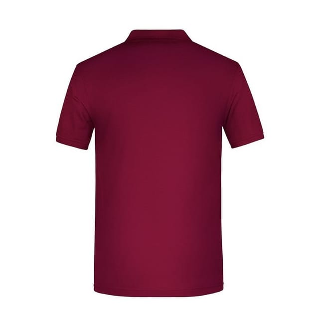 James and Nicholson James and Nicholson Men's Bio Workwear Polo Shirt in Wine - 2