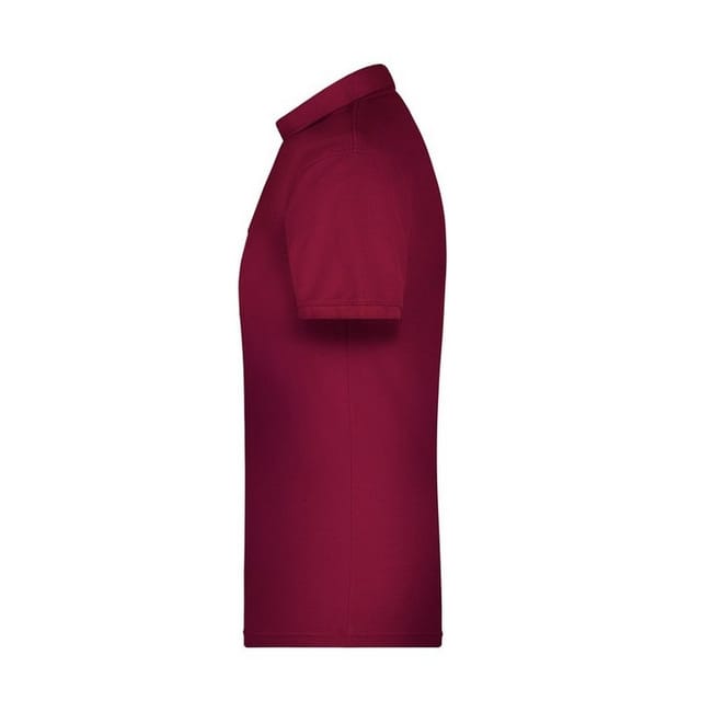 James and Nicholson James and Nicholson Men's Bio Workwear Polo Shirt in Wine - 3