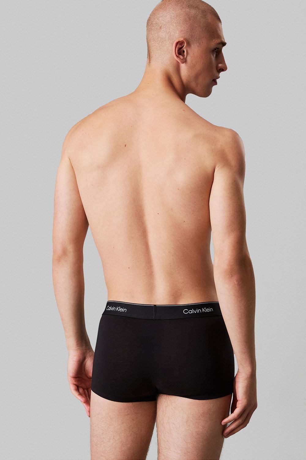Calvin Klein Calvin Klein Men's Icon Cotton Low Rise Trunk 5Pk, Black - 3