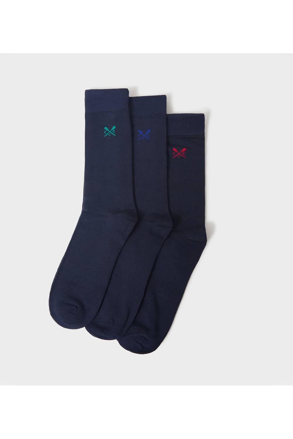Crew Clothing Crew Clothing Men's 3 Pack Bamboo Sock Navy - 2