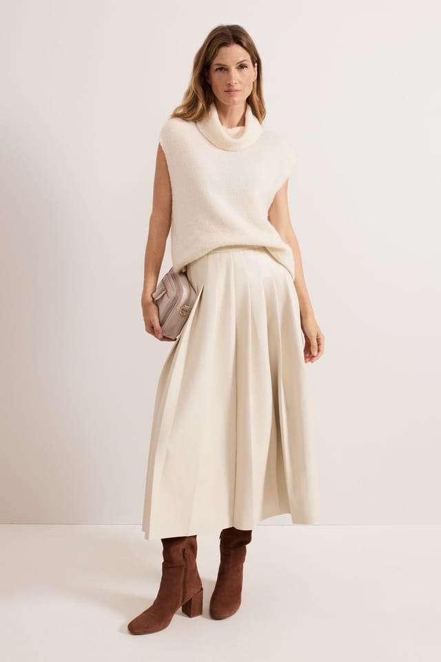 Phase Eight Phase Eight Women's Ginny Cowl Neck Tabard in Off-White - 3